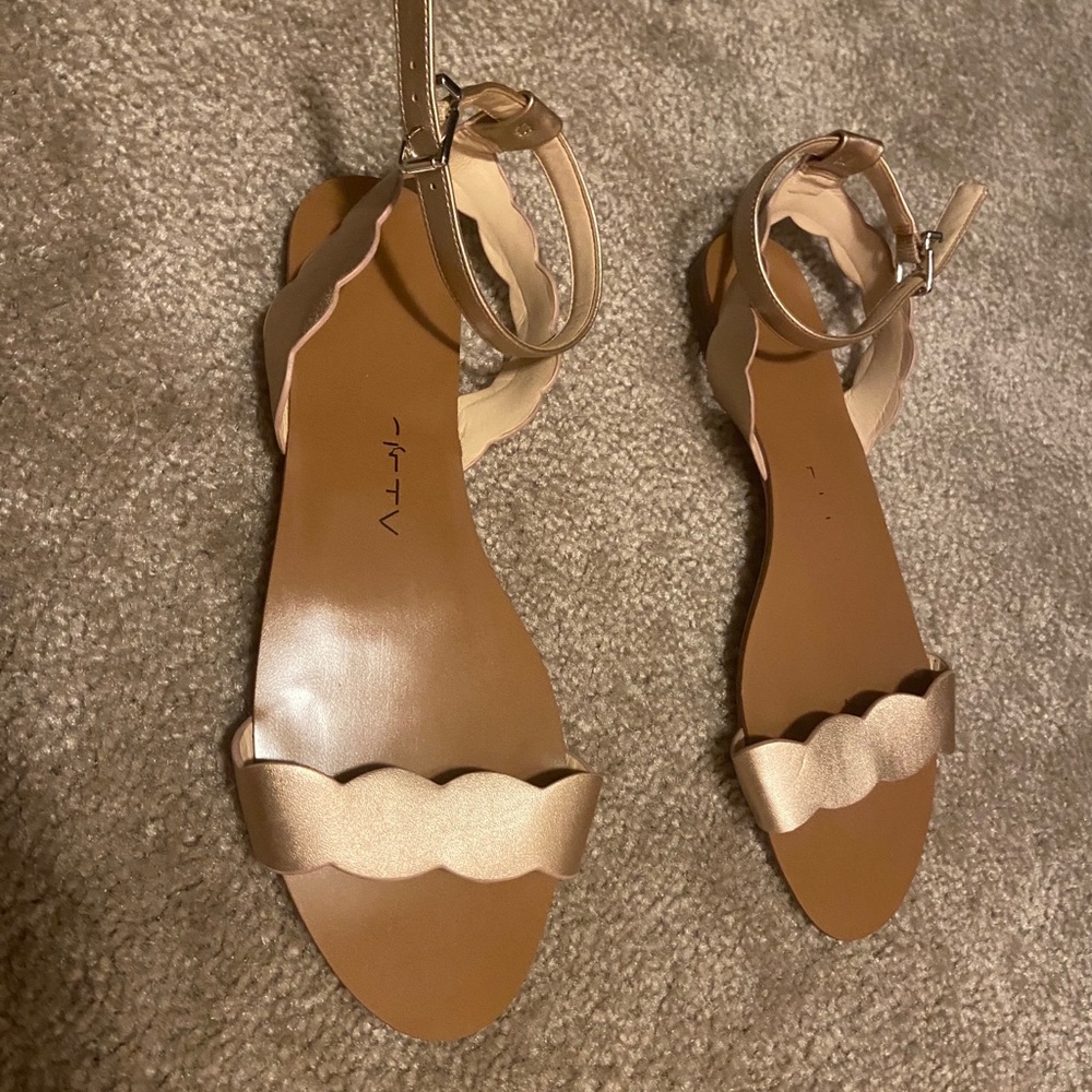 Sole Society Rose Gold Sandals